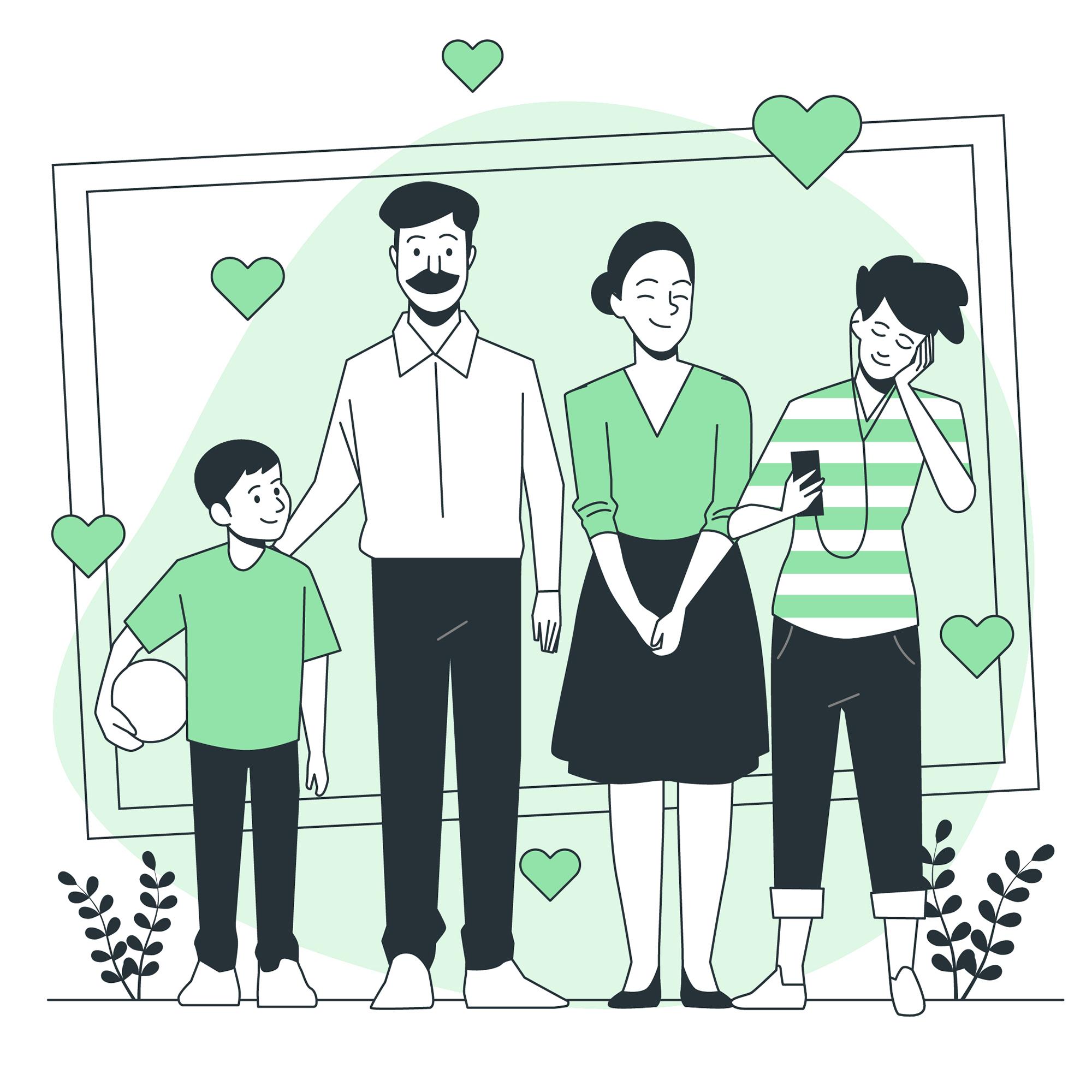 Family Portrait image by storyset on Freepik